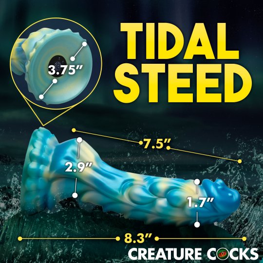 Sea Stallion Vibrating Silicone Dildo with Remote
Code: AH168