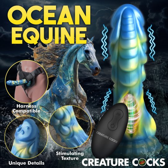 Sea Stallion Vibrating Silicone Dildo with Remote
Code: AH168