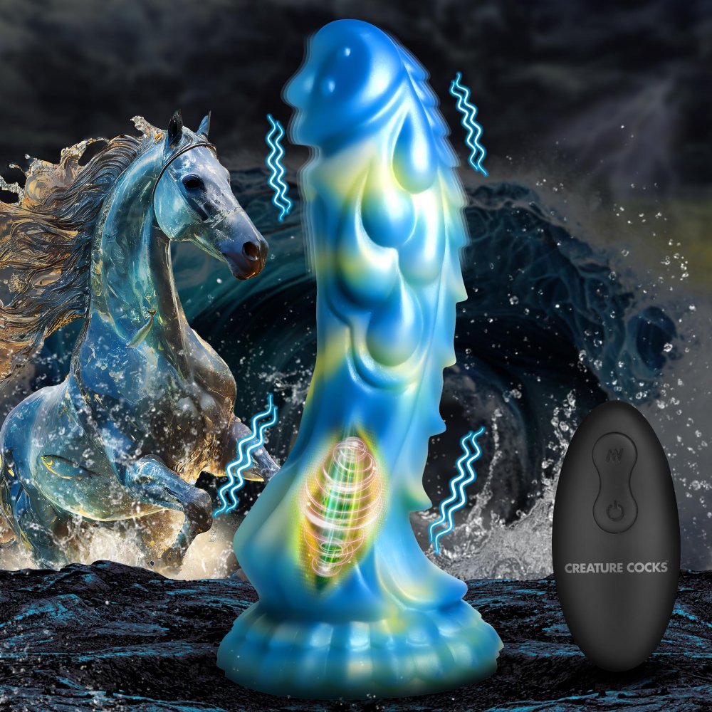 Sea Stallion Vibrating Silicone Dildo with Remote
Code: AH168