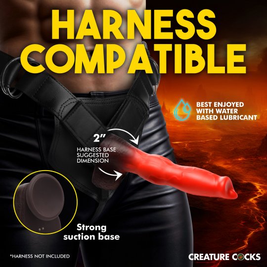 Ramming Hound Thrusting & Vibrating Silicone Dildo Code: AH329