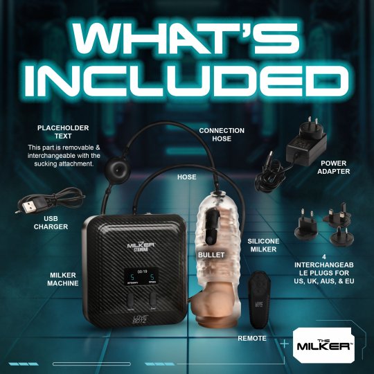 The Milker Stamina with Automatic Stroking, Suction and Vibration Code: AH342