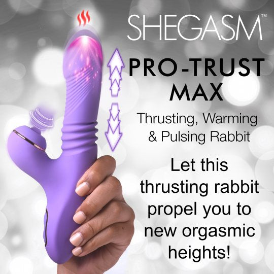Pro-Thrust Max 14X Thrusting and Pulsing Silicone Rabbit
Code: AH361
