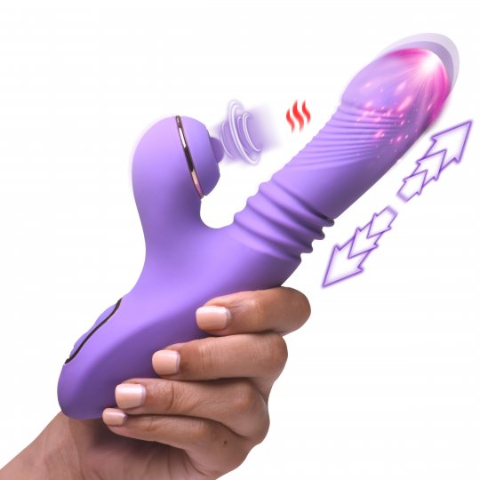 Pro-Thrust Max 14X Thrusting and Pulsing Silicone Rabbit
Code: AH361