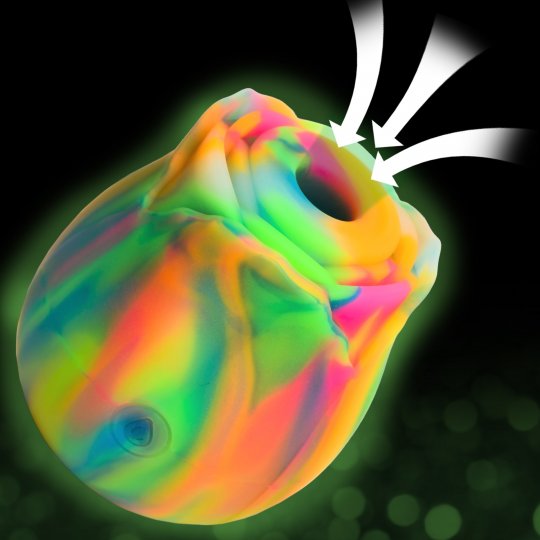 Glow Rose Glow-in-the-Dark Clitoral Stimulator Code: AH435