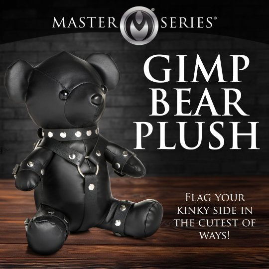 Gimp Teddy Bear - Black Code: AH521-Black