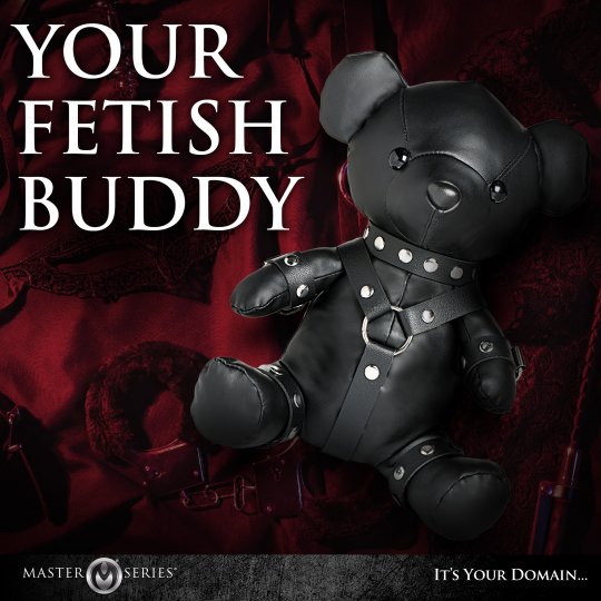 Gimp Teddy Bear - Black Code: AH521-Black
