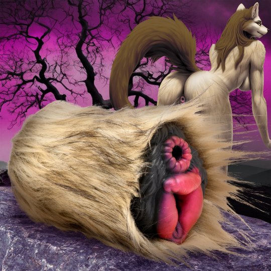 Savage She-Wolf Silicone Stroker Code: AH618