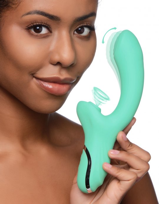 10X Minty Air-Stim Silicone Rabbit Vibrator
Code: AG801