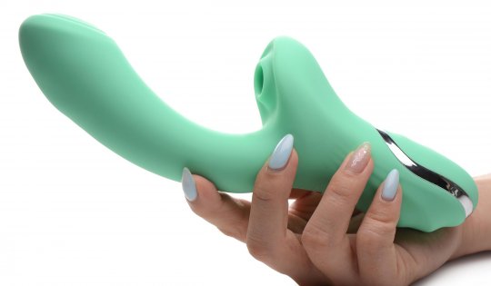 10X Minty Air-Stim Silicone Rabbit Vibrator
Code: AG801