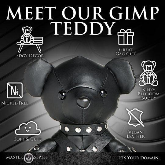 Gimp Teddy Bear - Black Code: AH521-Black